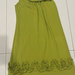 R&M Richards Lime A-Line Skirt